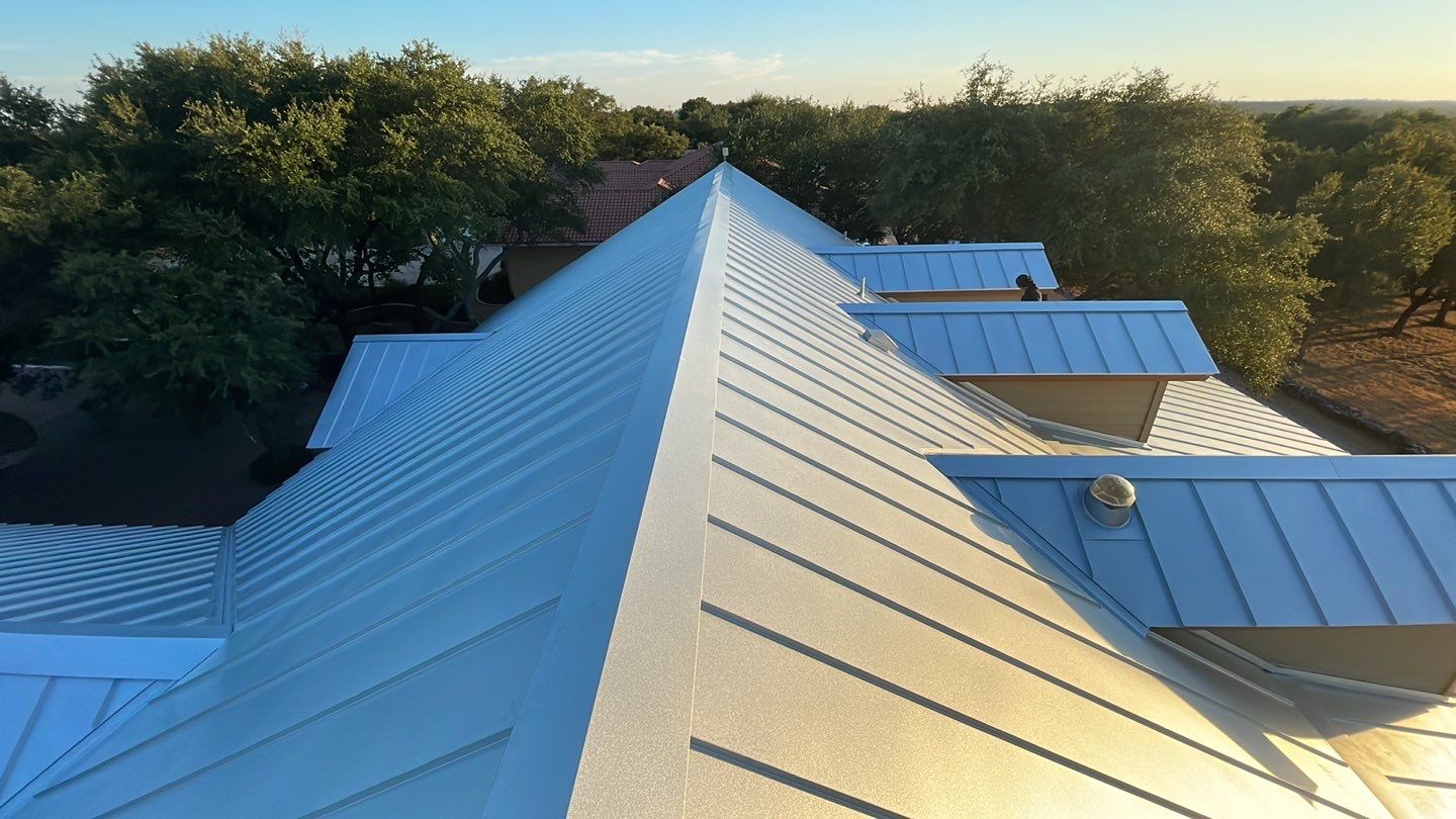 Action Exteriors East Dallas completed metal roof installation