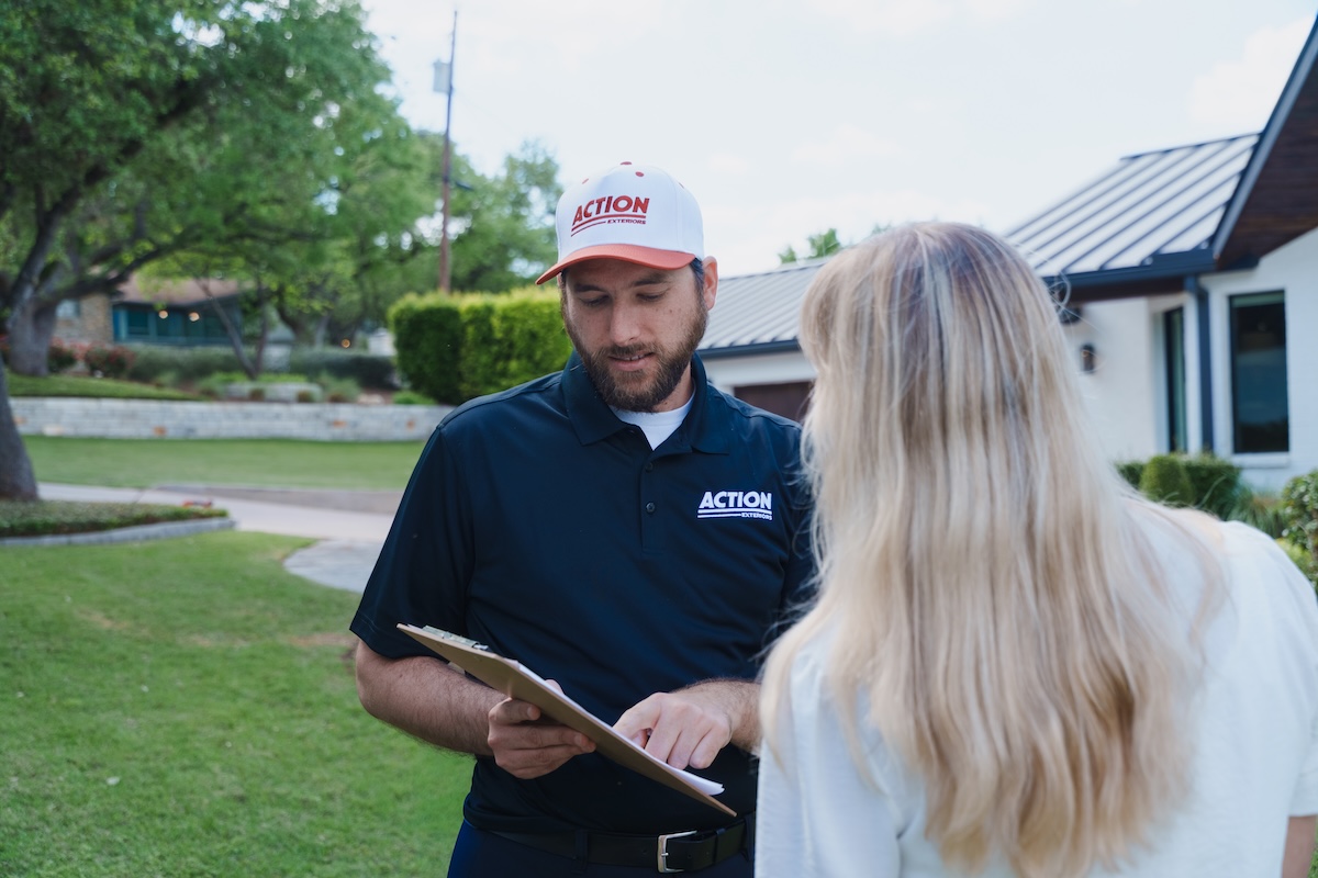 Beautiful home with professional roof installation - Action Exteriors financing options