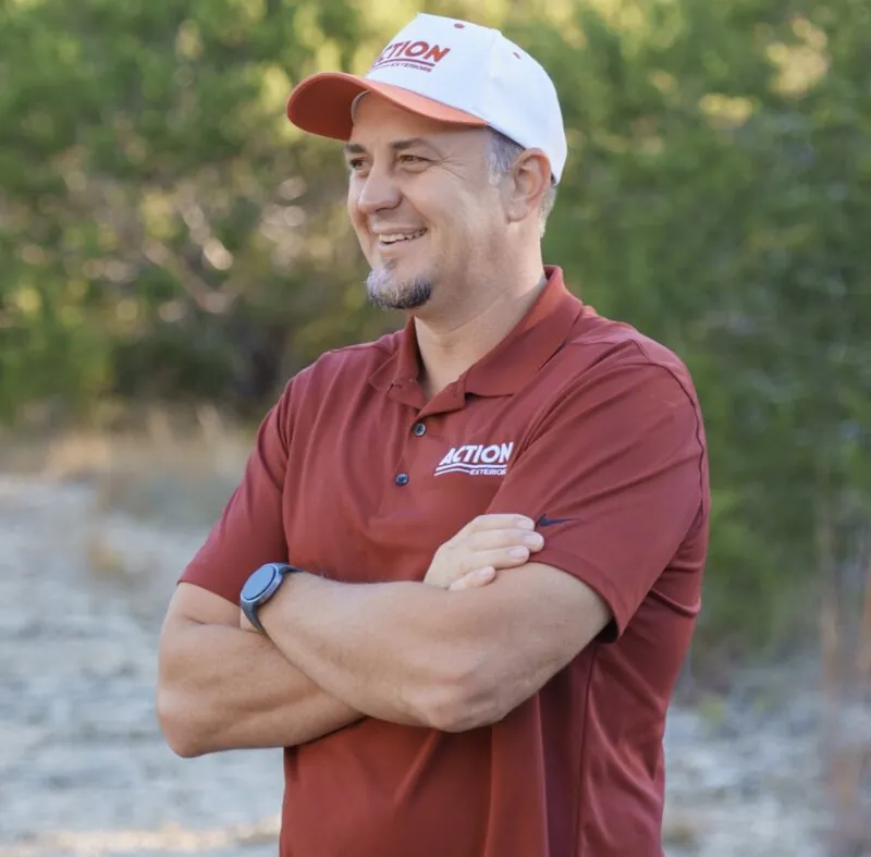 Jake, founder of Action Exteriors roofing and exteriors company