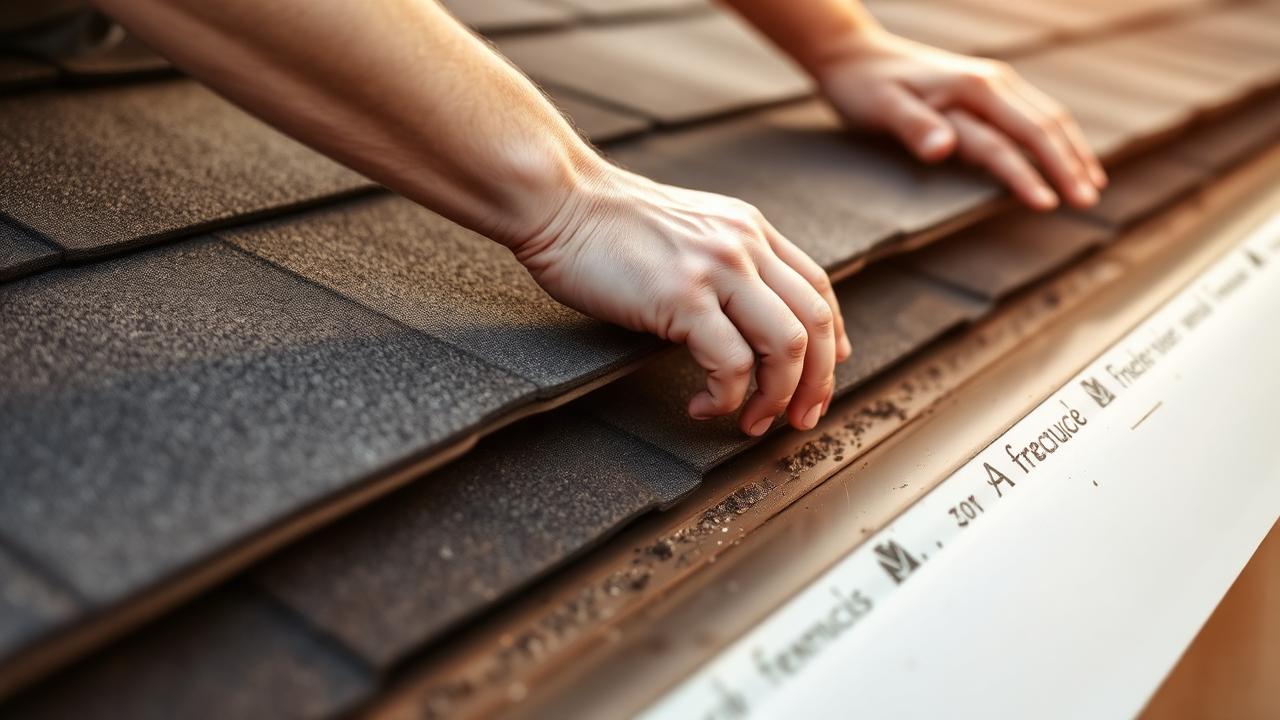 Roof maintenance inspection