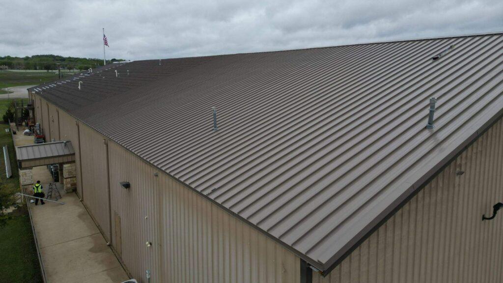 An image of a business that had its roof repaired by Action Exteriors Austin