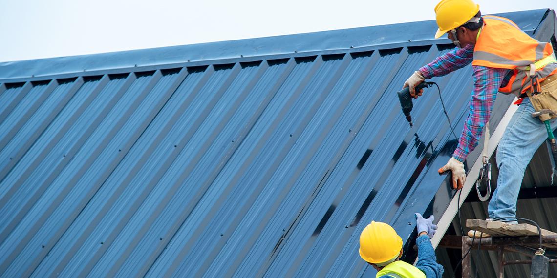 Professional inspection performed by a certified Dallas metal roofing contractor.