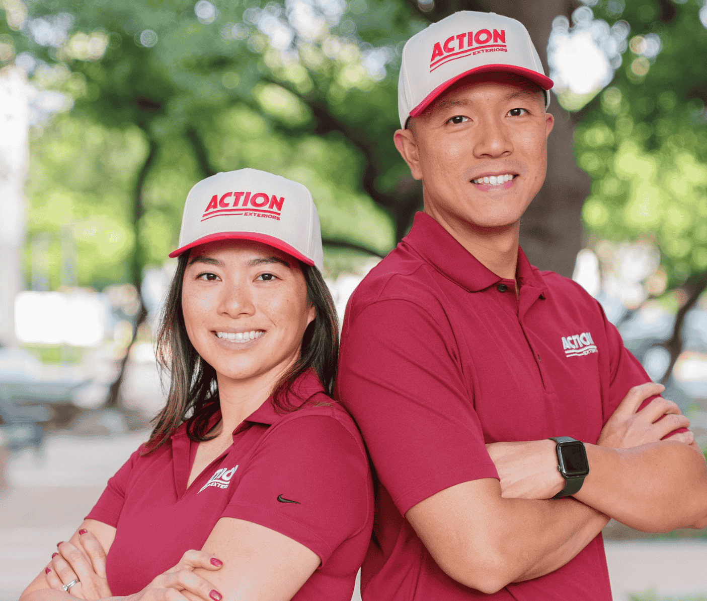 Action Exteriors owners Kevin & Kathy